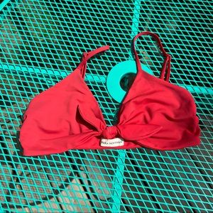 Mara Hoffman Carla Tie-Front Triangle Bikini Top